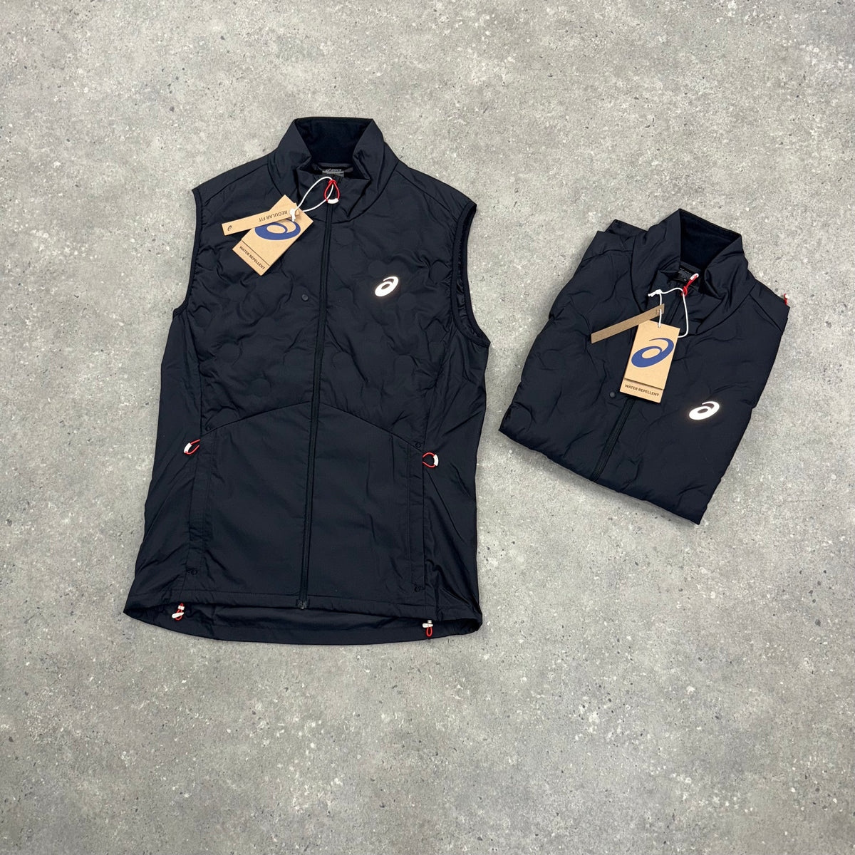 ASICS ROAD WINTER GILET - PERFORMANCE BLACK