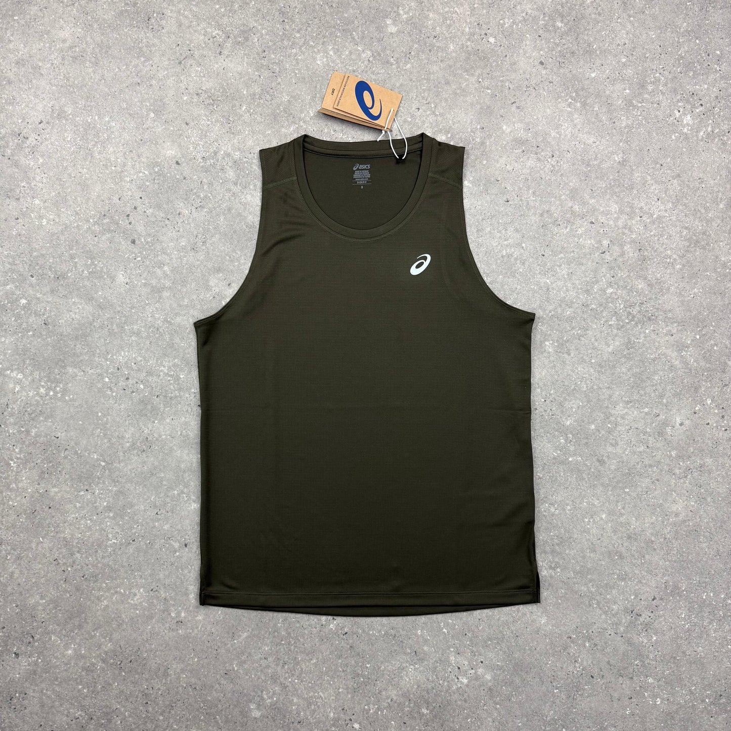 ASICS CORE VEST - BROWN STONE