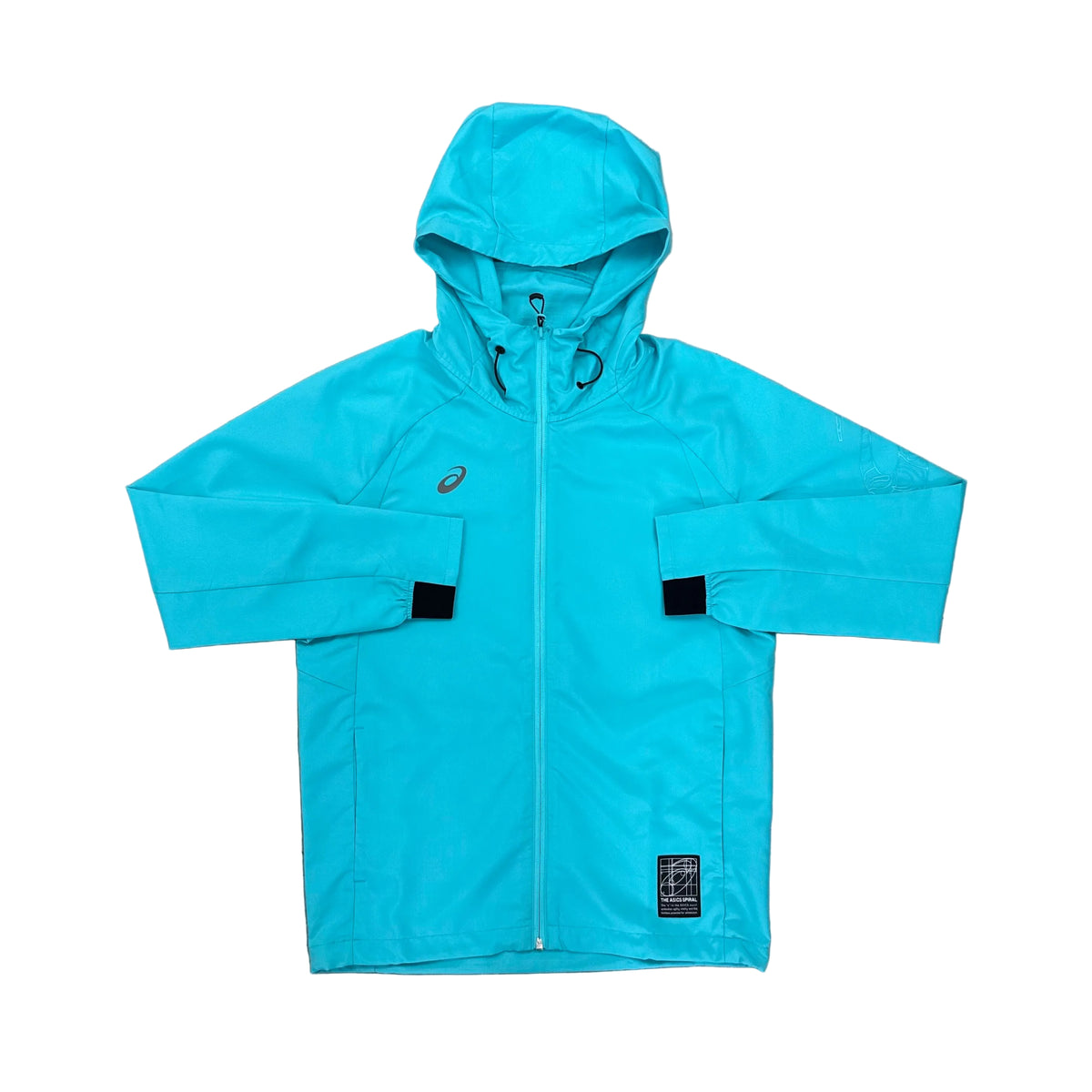 ASICS SPIRAL WINDRUNNER JACKET - ENERGY AQUA
