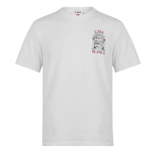 CASABLANCA T-SHIRT - LE PASSAGE - WHITE