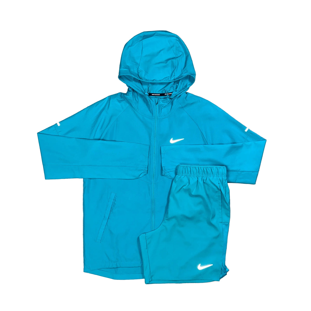 NIKE REPEL JACKET & SHORTS SET - DUSTY CACTUS