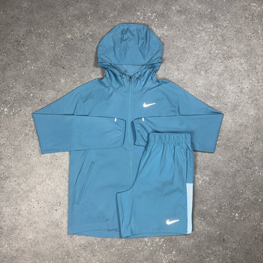 NIKE UV WINDRUNNER & SHORTS SET - DENIM TURQUOISE