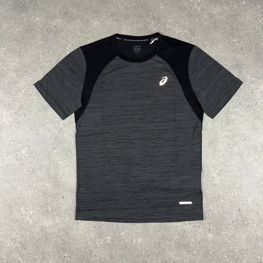 ASICS ROAD T-SHIRT BLACK/GREY