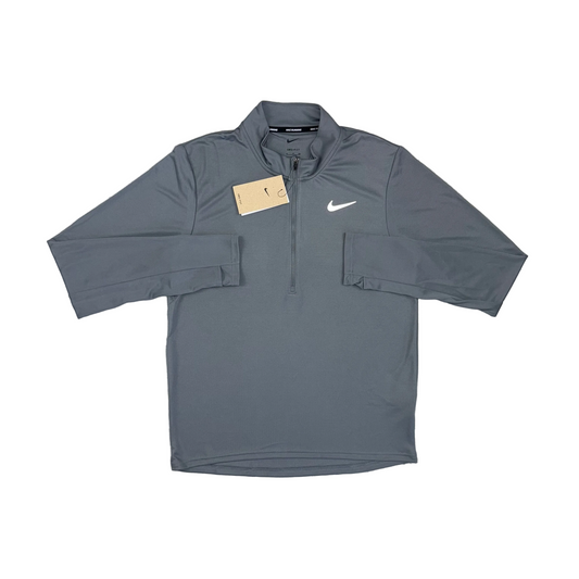 NIKE STRIDE 1/4 ZIP TOP - GREY
