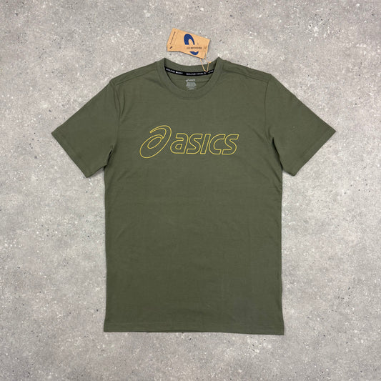 ASICS LOGO T-SHIRT - MANTLE GREEN