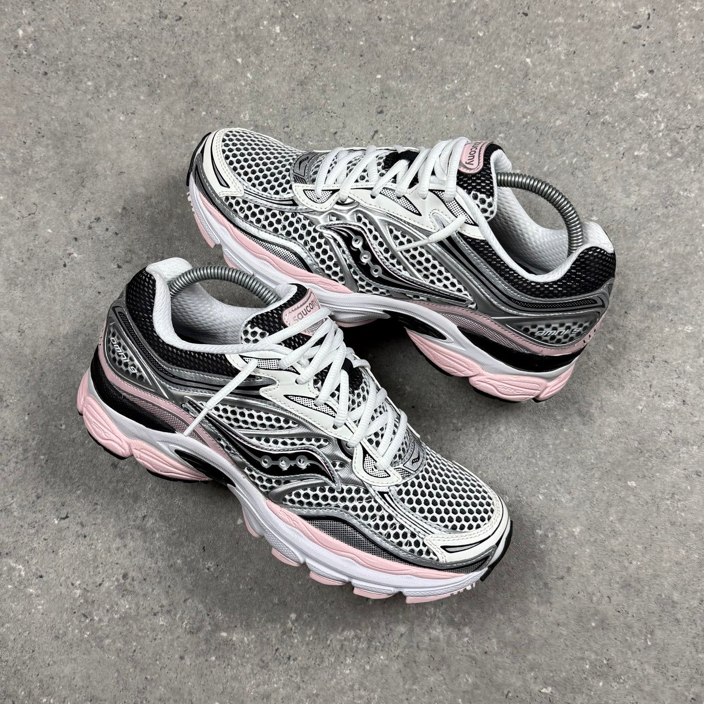 SAUCONY OMNI PRO GRID 9 - SILVER PINK