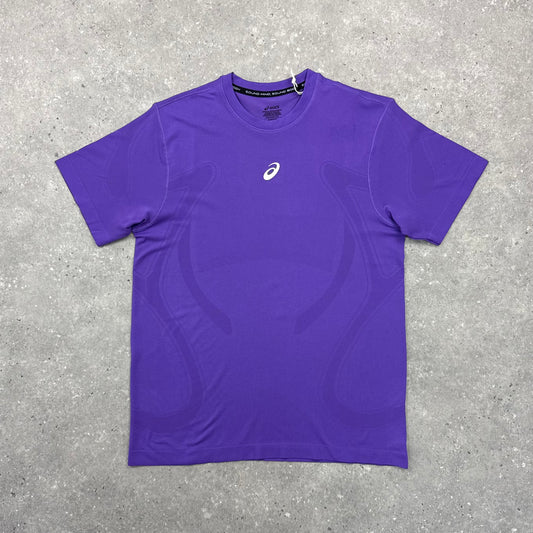 ASICS ROAD SEAMLESS T-SHIRT - PURPLE