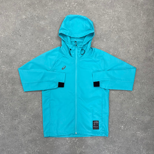 ASICS SPIRAL WINDRUNNER JACKET - ENERGY AQUA