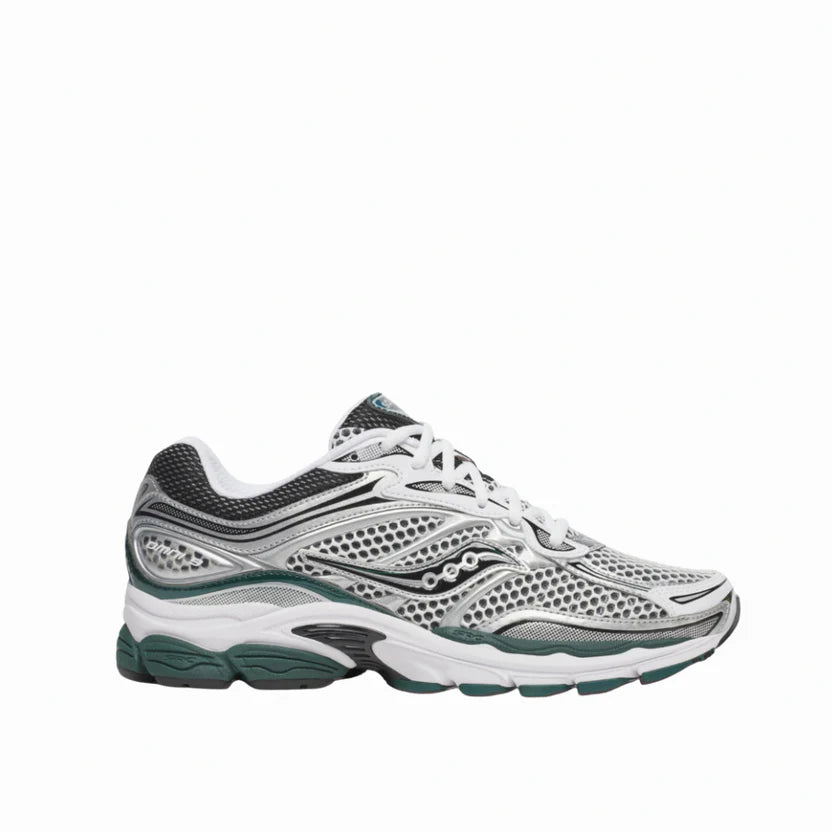 SAUCONY OMNI PRO GRID 9 - WHITE / PINE GREEN (NO BOX )