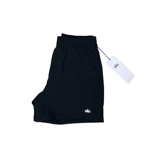 ALO REPETITION 5” SHORTS - BLACK
