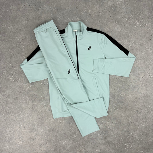 ASICS CLASSIC TRACKSUIT - COLD MOSS / BLACK