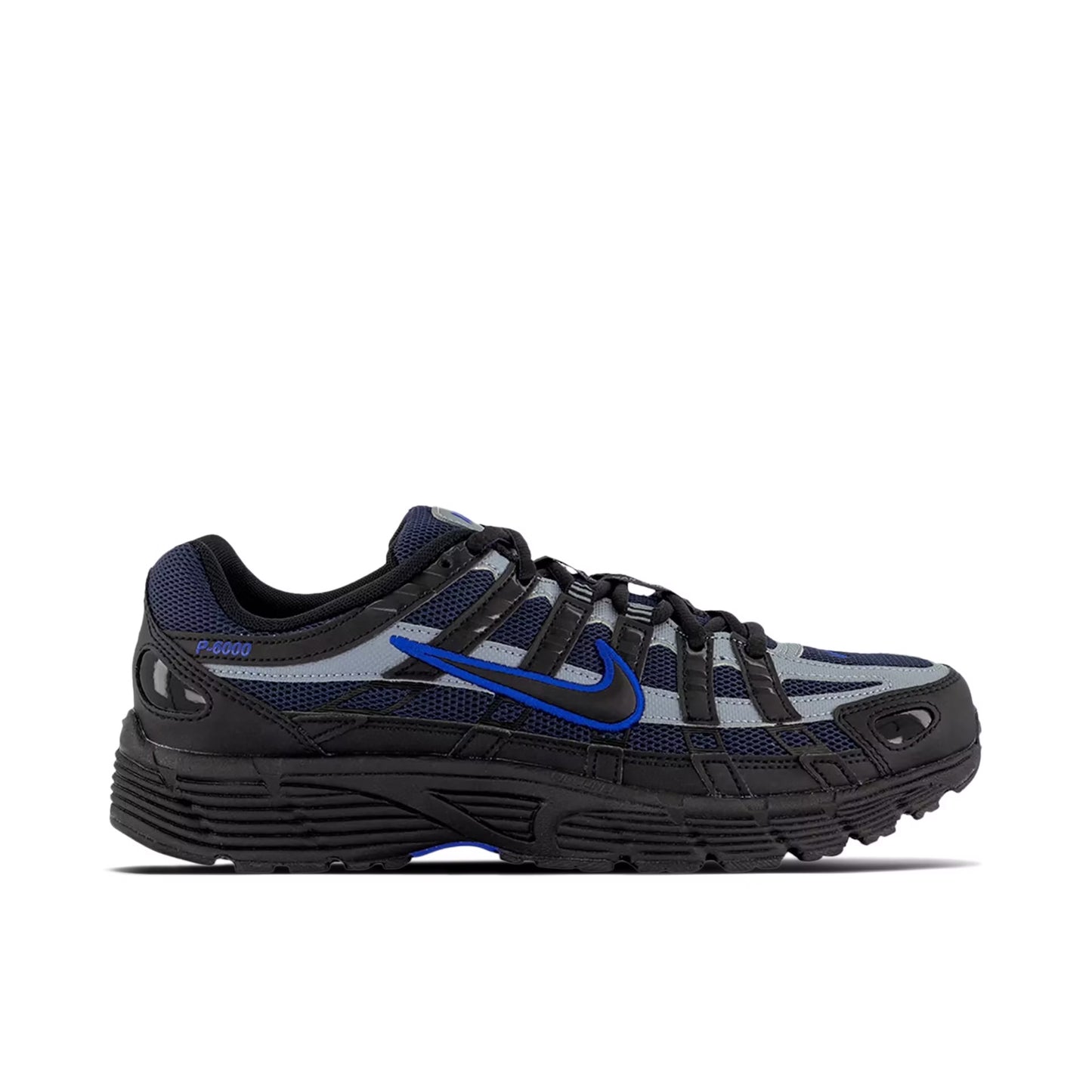 NIKE P-6000 -  BLACK / ROYAL BLUE