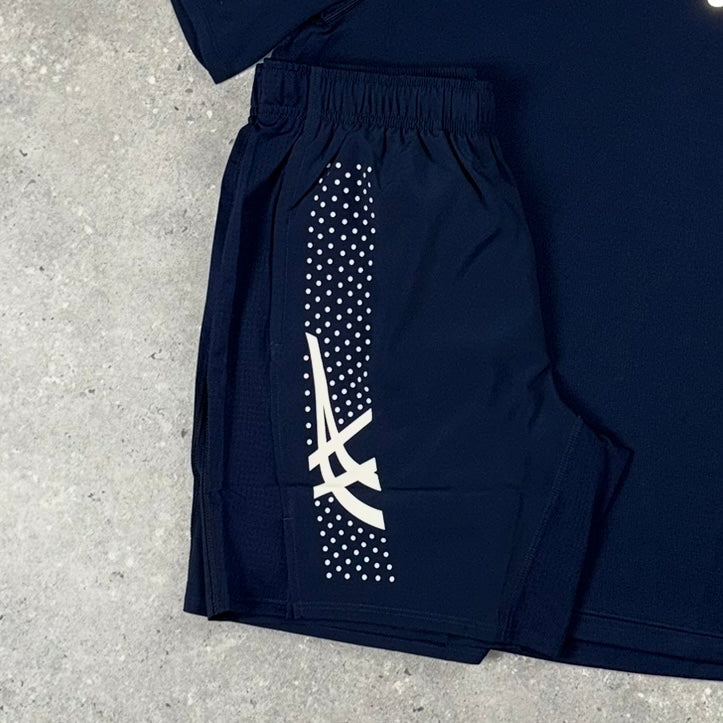 ASICS ICON SHORTS - NAVY