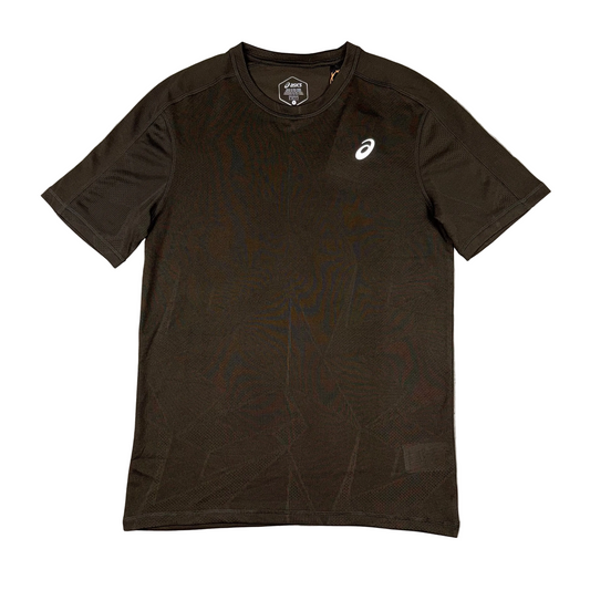 ASICS JACQUARD T-SHIRT BROWN