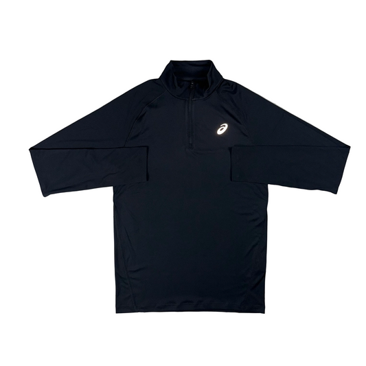 ASICS PERFORMANCE 1/4 ZIP TOP - BLACK
