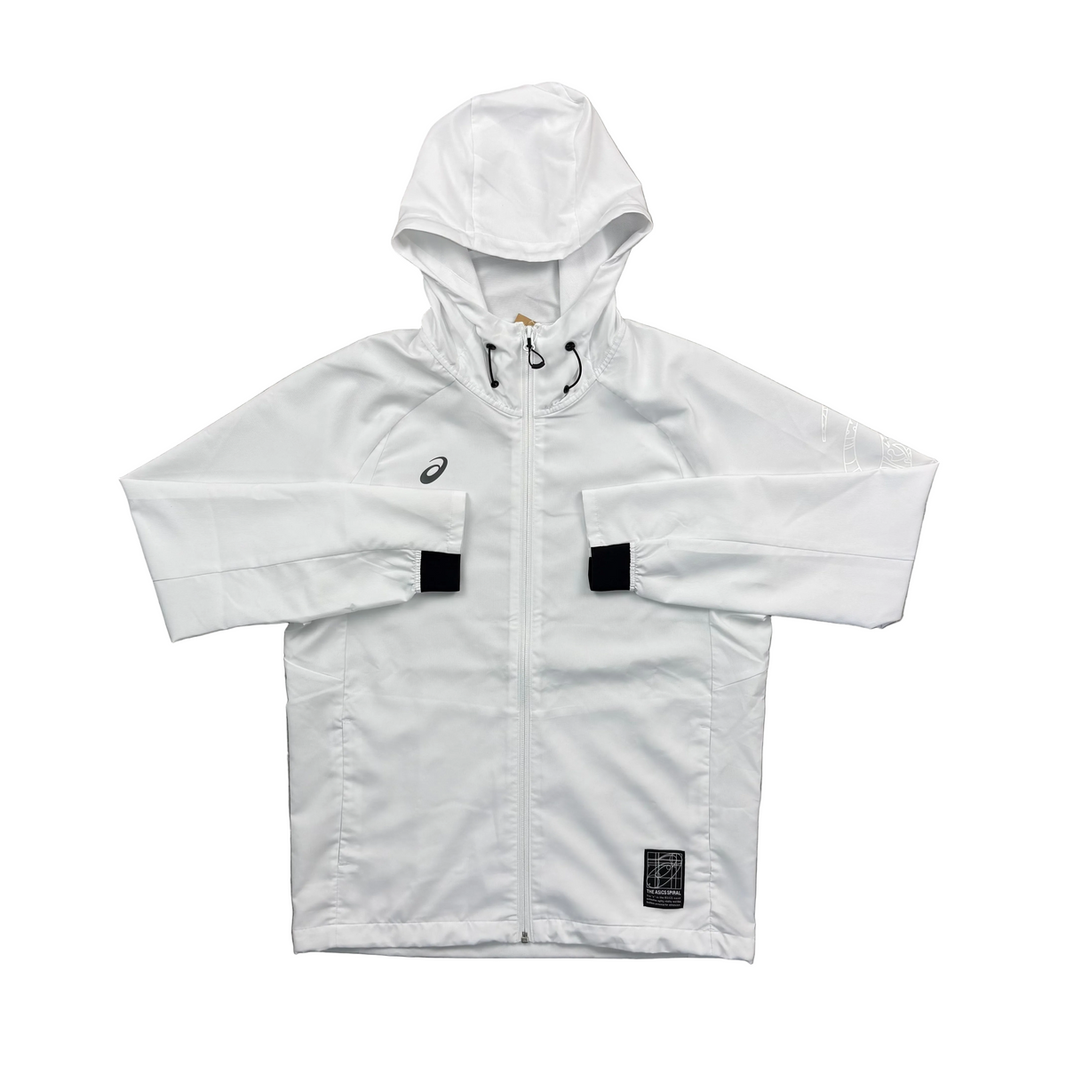 ASICS SPIRAL WINDRUNNER JACKET - WHITE