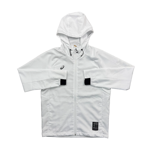 ASICS SPIRAL WINDRUNNER JACKET - WHITE