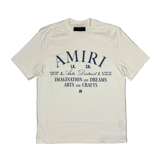 AMIRI COTTON ARTS T-SHIRT - CREAM