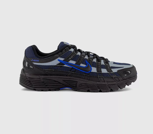 NIKE P-6000 -  BLACK / ROYAL BLUE