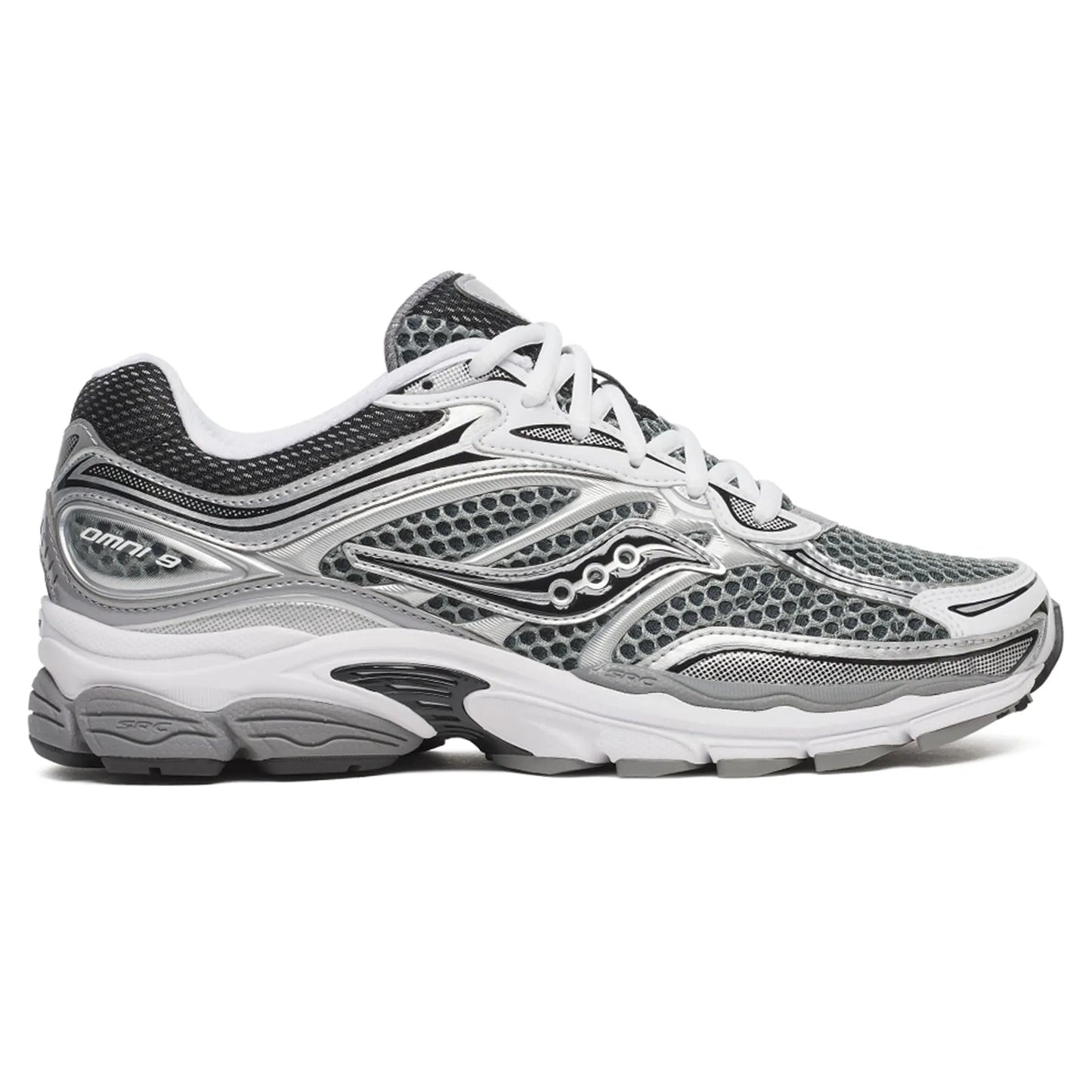 SAUCONY OMNI PRO GRID 9 - GREY/SILVER