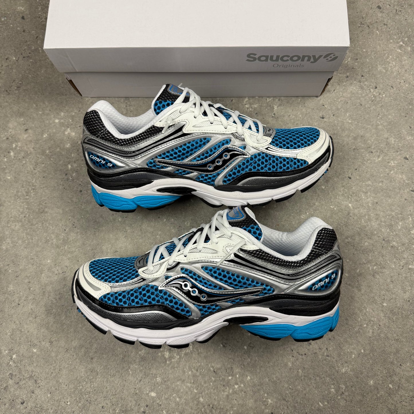 SAUCONY OMNI PRO GRID 9 - “ROYAL/SILVER”