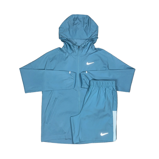 NIKE UV WINDRUNNER & SHORTS SET - DENIM TURQUOISE