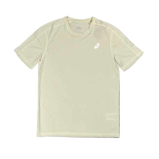 ASICS JACQUARD T-SHIRT - MINERAL BEIGE