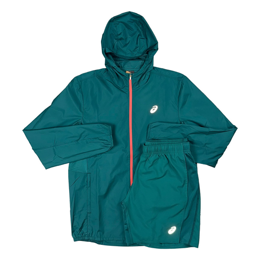 ASICS CORE WINDRUNNER & 7” SHORT SET - RAINY LAKE