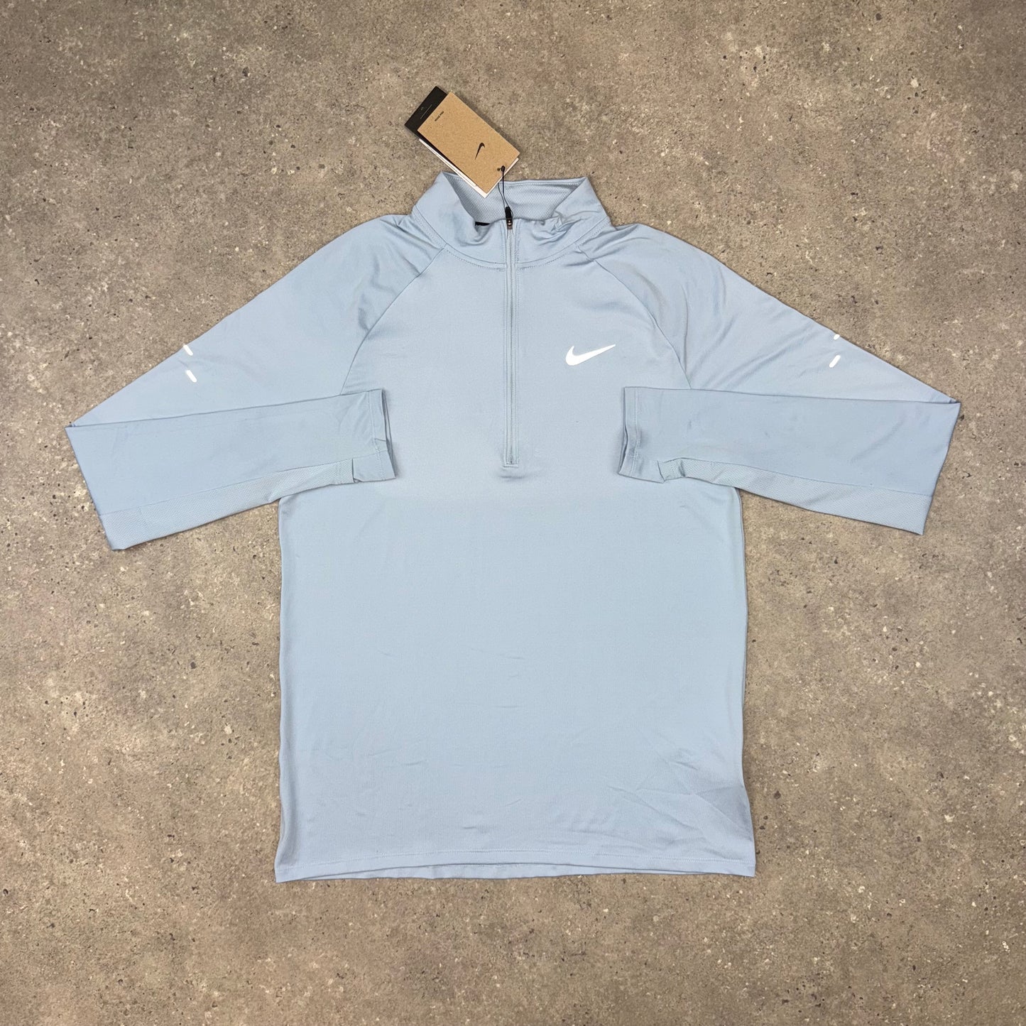 NIKE STRIDE 1/4 ZIP TOP - Light Armoury Blue