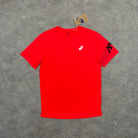 ASICS ICON T-SHIRT - FLASH RED