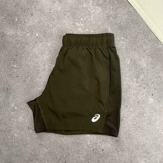 ASICS 7” SHORTS BROWN STONE
